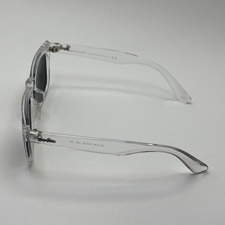 عینک ویفرر ریبن Rayban WAYFARER شفاف شیشه سنگ نشکن زد خش با پک کامل (ارسال رایگان)