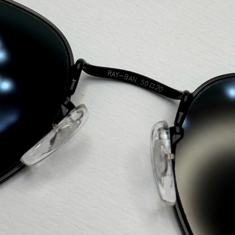 عینک ریبن هگزونال شیشه سنگ تمام مشکی به همراه پک کامل ریبن کد Rayban RB 3548 (ارسال رایگان)