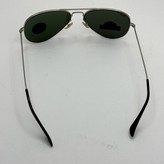 عینک ریبن خلبانی شیشه سنگ پلاریزه سبز با فریم نقره ای به همراه پک کامل ریبن کد Rayban RB 3026 (ارسال رایگان)