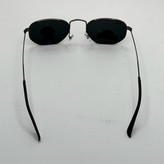 عینک ریبن هگزونال شیشه سنگ فریم نوک مدادی عدسی مشکی به همراه پک کامل ریبن کد Rayban RB 3548 (ارسال رایگان)