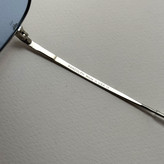 عینک شب و آفتابی خلبانی رندولف شیشه سنگ آبی آسمانی نقره ای فول پک RANDOLPH AVIATOR RE 58 24K WHITE GOLD (ارسال رایگان)