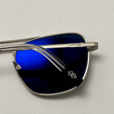 عینک آفتابی خلبانی رندولف شیشه سنگ آنتی رفلکس مشکی نقره ای فول پک RANDOLPH AVIATOR RE 58 24K WHITE GOLD (ارسال رایگان)