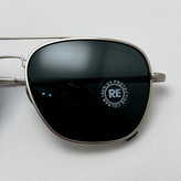 عینک آفتابی خلبانی رندولف شیشه سنگ آنتی رفلکس مشکی نقره ای فول پک RANDOLPH AVIATOR RE 58 24K WHITE GOLD (ارسال رایگان)