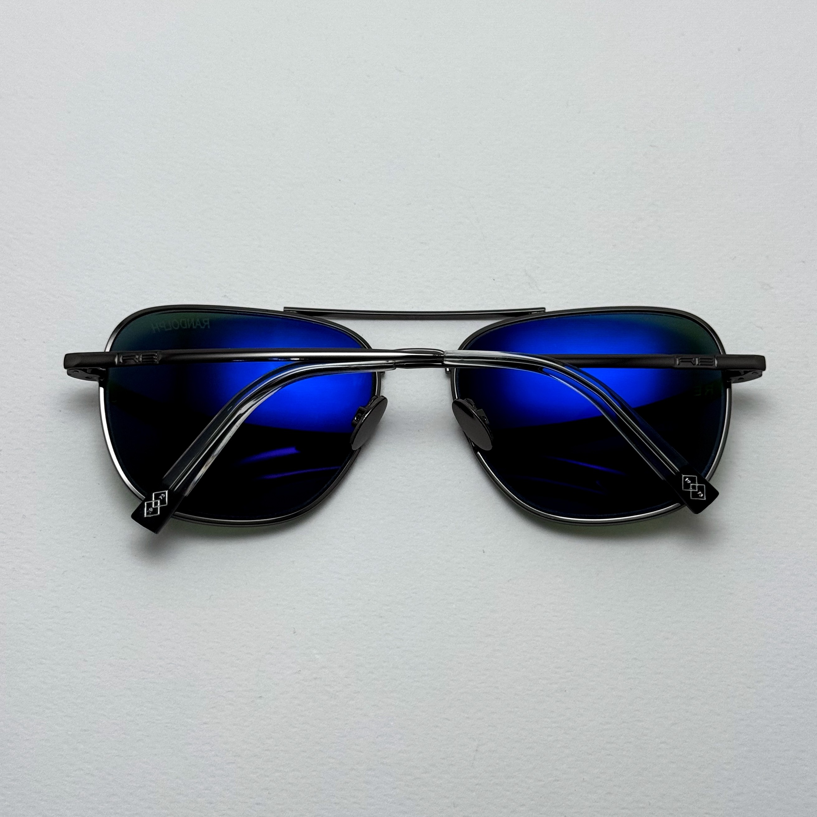عینک آفتابی خلبانی رندولف شیشه سنگ آنتی رفلکس سبز فریم نوک مدادی فول پک RANDOLPH AVIATOR RE 58 24K (ارسال رایگان)