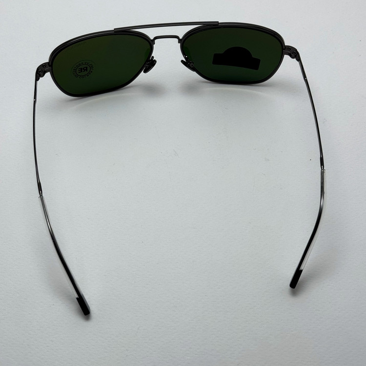 عینک آفتابی خلبانی رندولف شیشه سنگ آنتی رفلکس سبز فریم نوک مدادی فول پک RANDOLPH AVIATOR RE 58 24K (ارسال رایگان)