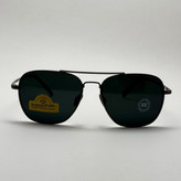 عینک آفتابی خلبانی رندولف شیشه سنگ آنتی رفلکس مشکی فریم نوک مدادی فول پک RANDOLPH AVIATOR RE 58 24K WHITE GOLD (ارسال