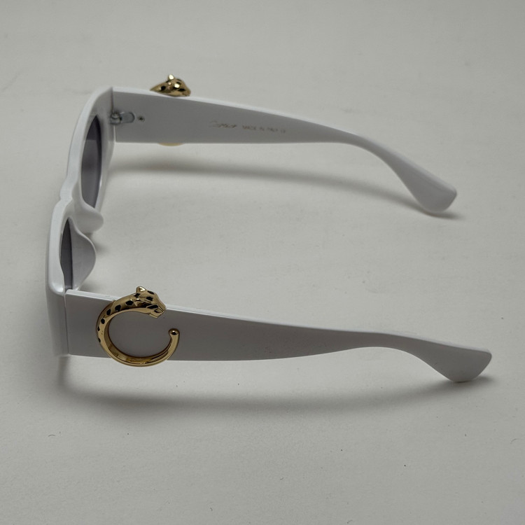 عینک آفتابی زنانه لاکچری کارتیر Panthere De Cartier سفید (ارسال رایگان)