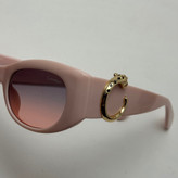 عینک آفتابی زنانه لاکچری کارتیر Panthere De Cartier صورتی (ارسال رایگان)