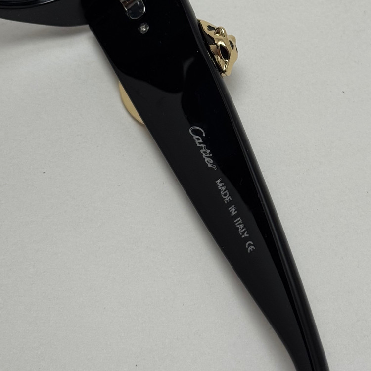 عینک آفتابی زنانه لاکچری کارتیر Panthere De Cartier تمام مشکی (ارسال رایگان)