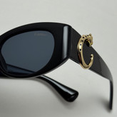 عینک آفتابی زنانه لاکچری کارتیر Panthere De Cartier تمام مشکی (ارسال رایگان)