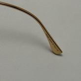 عینک آفتابی زنانه فندی Fendi فریم لس بیضی مدل Oval Frame Diamond Style نگین کاری شده کیفیت مستر مشکی طلایی (ارسال