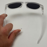 عینک آفتابی پلاریزه اوکلی Oakley فریم کریستالی عدسی مشکی گرد کد TO4910 (ارسال رایگان)