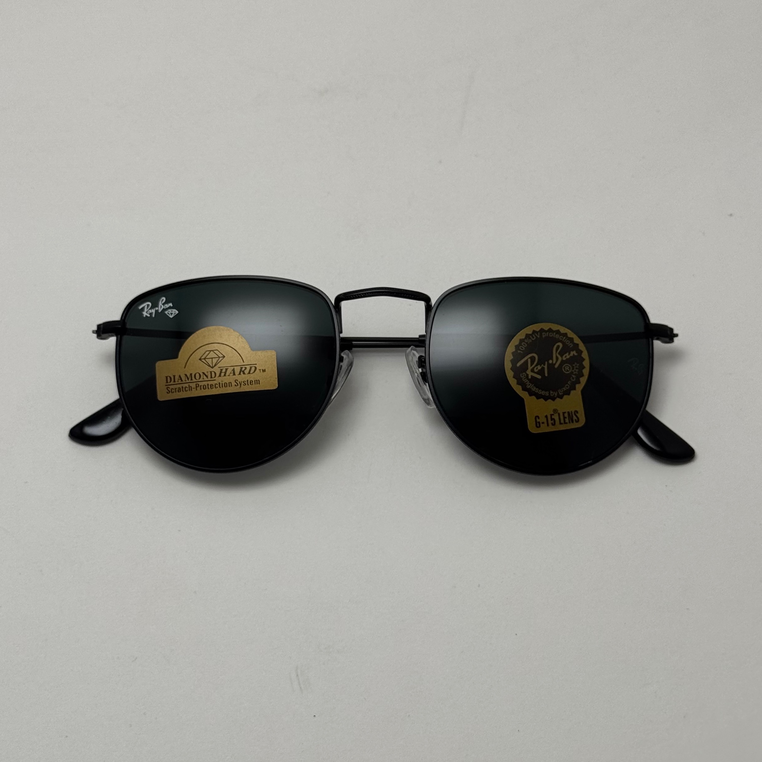 عینک آفتابی ریبن reyban شیشه سنگ تمام مشکی کد RB 3958 (ارسال رایگان)