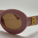 عینک آفتابی زنانه Loewe Oval Chunky لووه بیضی صورتی کد 1207 (ارسال رایگان)