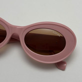 عینک آفتابی زنانه Loewe Oval Chunky لووه بیضی صورتی کد 1207 (ارسال رایگان)