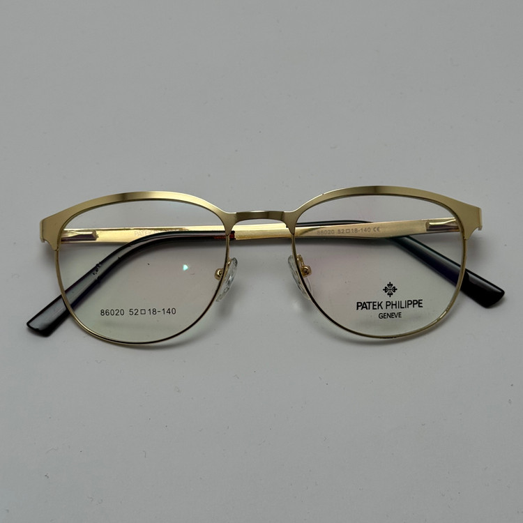 فریم عینک طبی طلایی گرد برند پتک فیلیپ PATEK PHILIPPE مردانه و زنانه (ارسال رایگان)