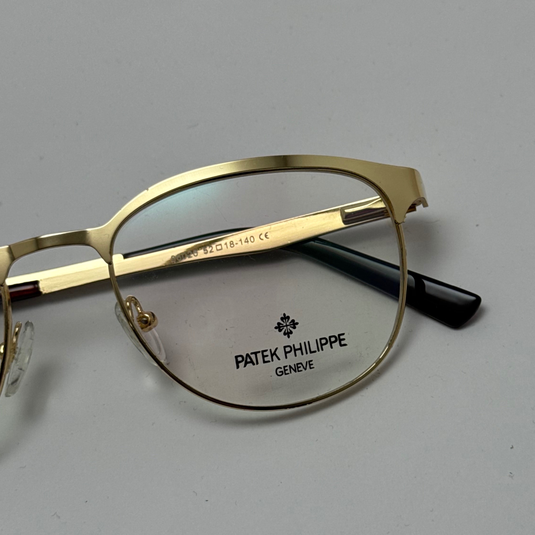 فریم عینک طبی طلایی گرد برند پتک فیلیپ PATEK PHILIPPE مردانه و زنانه (ارسال رایگان)
