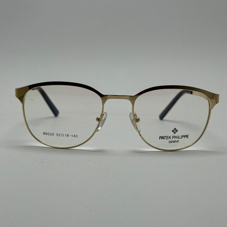 فریم عینک طبی طلایی گرد برند پتک فیلیپ PATEK PHILIPPE مردانه و زنانه (ارسال رایگان)