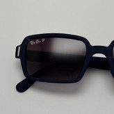 عینک آفتابی پلاریزه ریبن مستطیلی آبی پر رنگ کد rayban RB 2201 (ارسال رایگان)