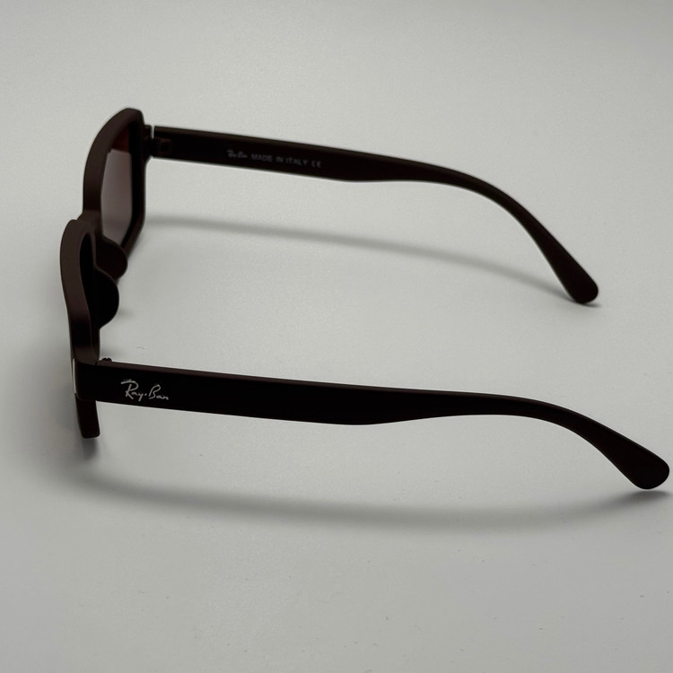 عینک آفتابی پلاریزه ریبن مستطیلی قهوه ای کد rayban RB 2201 (ارسال رایگان)