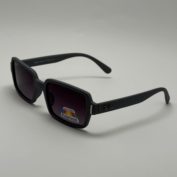 عینک آفتابی پلاریزه ریبن مستطیلی طوسی کد rayban RB 2201 (ارسال رایگان)