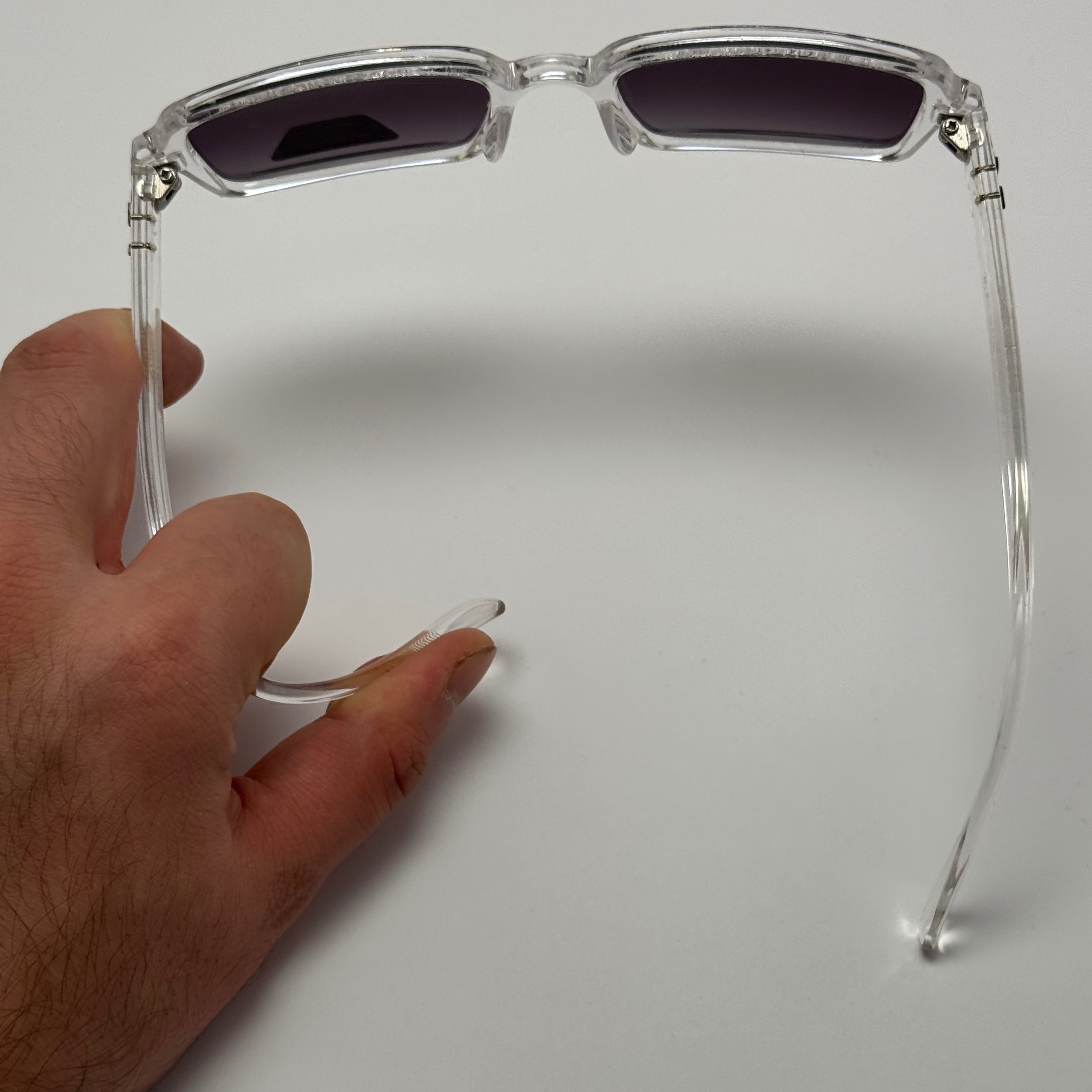 عینک آفتابی پلاریزه ریبن مستطیلی کریستالی مشکی کد rayban RB 2201 (ارسال رایگان)