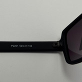 عینک آفتابی پلاریزه ریبن مستطیلی تمام مشکی کد rayban RB 2201 (ارسال رایگان)