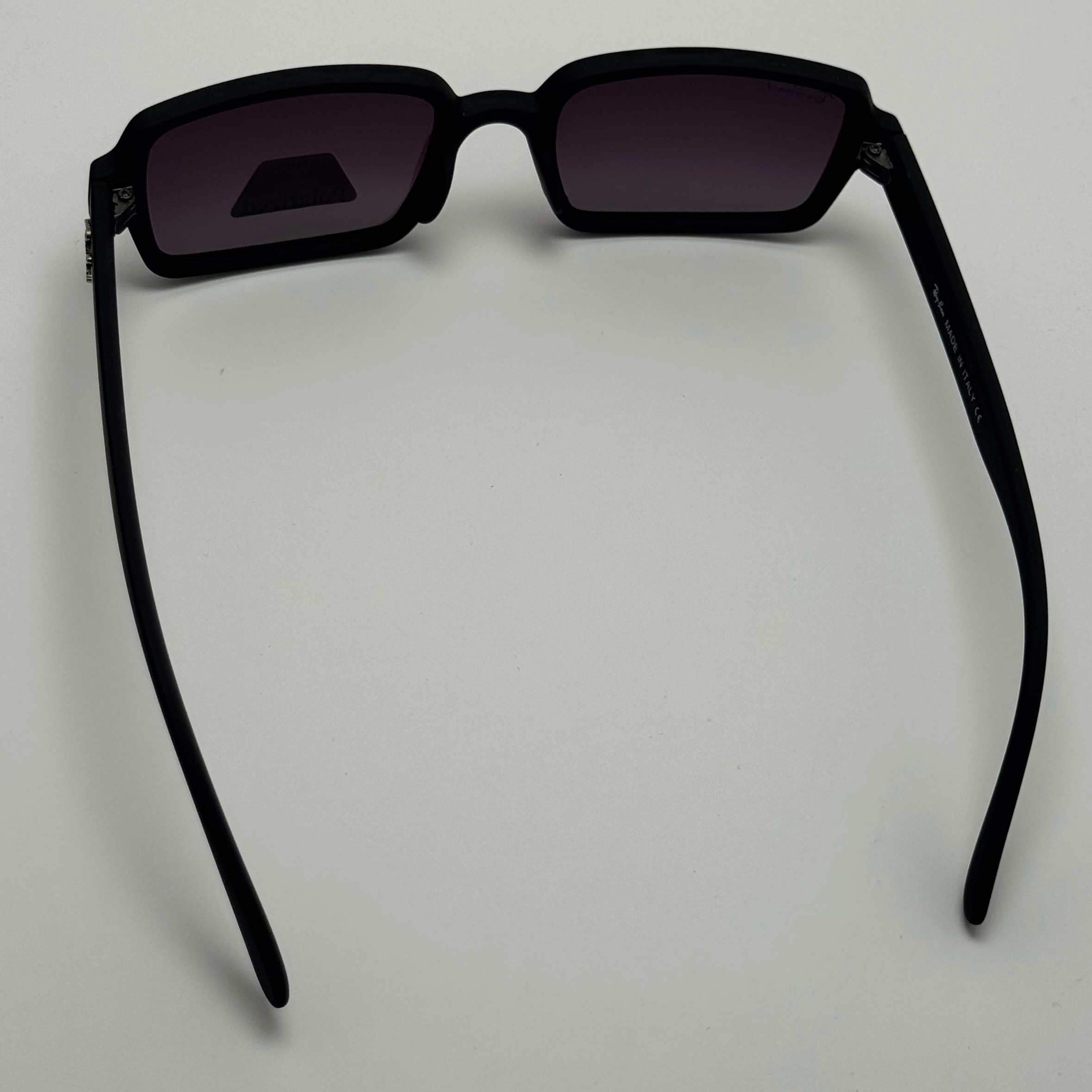 عینک آفتابی پلاریزه ریبن مستطیلی تمام مشکی کد rayban RB 2201 (ارسال رایگان)