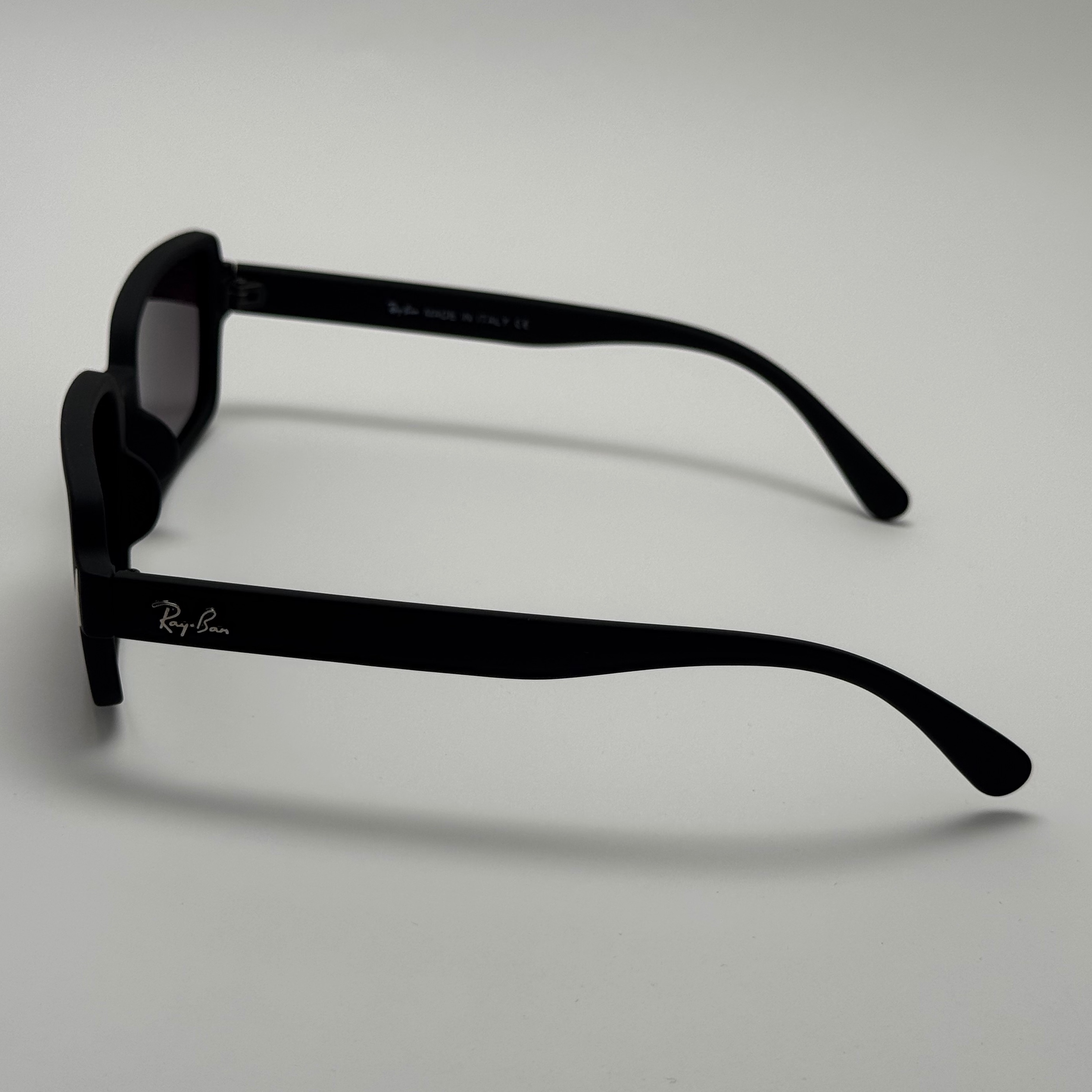 عینک آفتابی پلاریزه ریبن مستطیلی تمام مشکی کد rayban RB 2201 (ارسال رایگان)