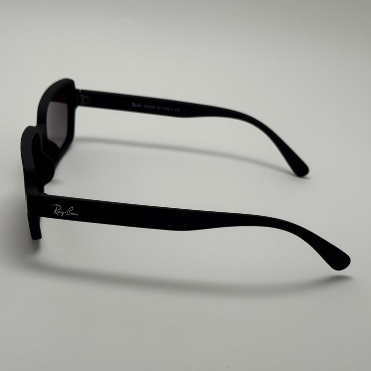 عینک آفتابی پلاریزه ریبن مستطیلی تمام مشکی کد rayban RB 2201 (ارسال رایگان)