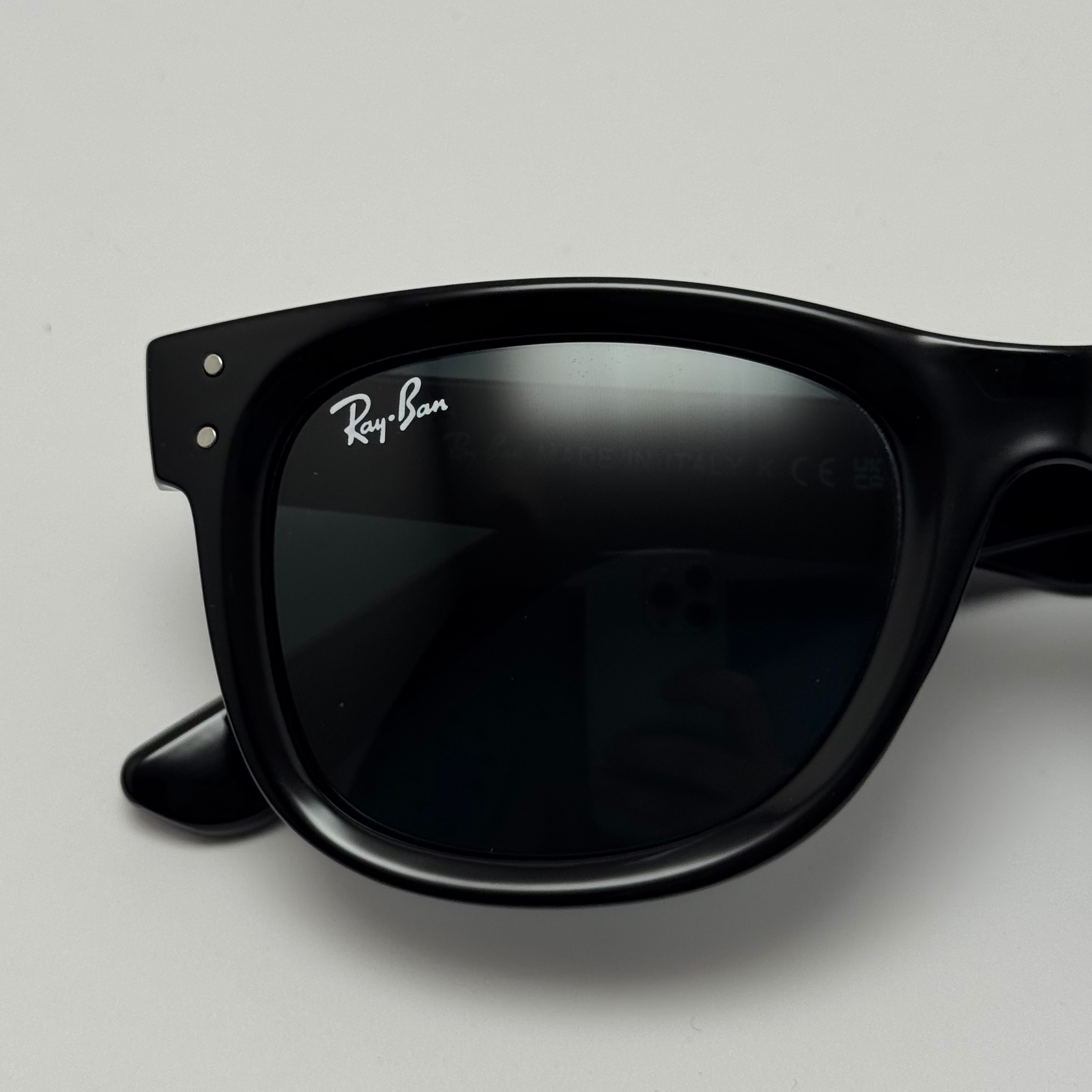 عینک آفتابی ریبن ویفرر شیشه سنگ تمام مشکی به همراه پک کامل ریبن Rayban WAYFARER RB 0502S (ارسال رایگان)