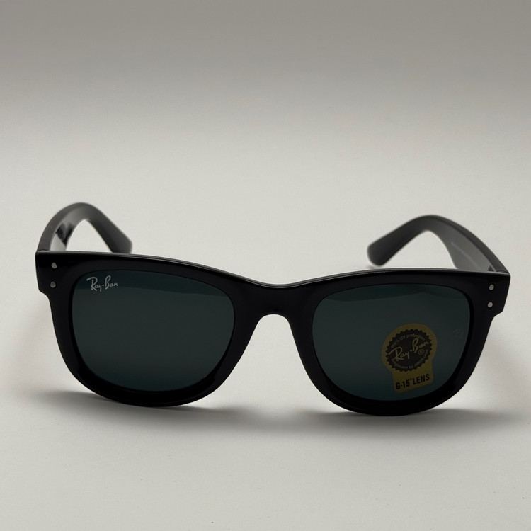 عینک آفتابی ریبن ویفرر شیشه سنگ تمام مشکی به همراه پک کامل ریبن Rayban WAYFARER RB 0502S (ارسال رایگان)