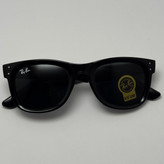 عینک آفتابی ریبن ویفرر شیشه سنگ تمام مشکی به همراه پک کامل ریبن Rayban WAYFARER RB 0502S (ارسال رایگان)