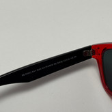 عینک آفتابی ریبن ویفرر شیشه سنگ مشکی قرمز به همراه پک کامل ریبن Rayban WAYFARER RB 0502S (ارسال رایگان)