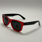 عینک آفتابی ریبن ویفرر شیشه سنگ مشکی قرمز به همراه پک کامل ریبن Rayban WAYFARER RB 0502S (ارسال رایگان)