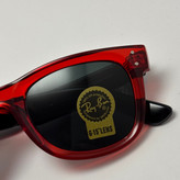 عینک آفتابی ریبن ویفرر شیشه سنگ مشکی قرمز به همراه پک کامل ریبن Rayban WAYFARER RB 0502S (ارسال رایگان)