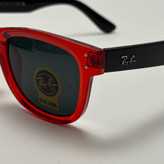 عینک آفتابی ریبن ویفرر شیشه سنگ مشکی قرمز به همراه پک کامل ریبن Rayban WAYFARER RB 0502S (ارسال رایگان)