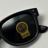 عینک آفتابی ریبن ویفرر شیشه سنگ مشکی مات به همراه پک کامل ریبن Rayban WAYFARER RB 0502S