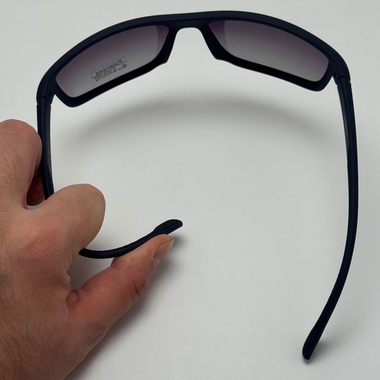 عینک آفتابی پلاریزه اسپرت کررا CARRERA آبی نفت مناسب رانندگی به همراه کاور پارچه ای و دستمال نانو مخصوص کد 2218 (ارسال