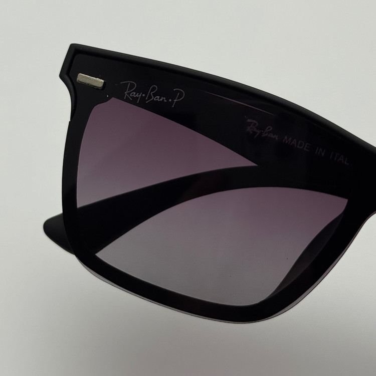 عینک آفتابی پلاریزه ریبن rayban تمام مشکی کد p2222 (ارسال رایگان)