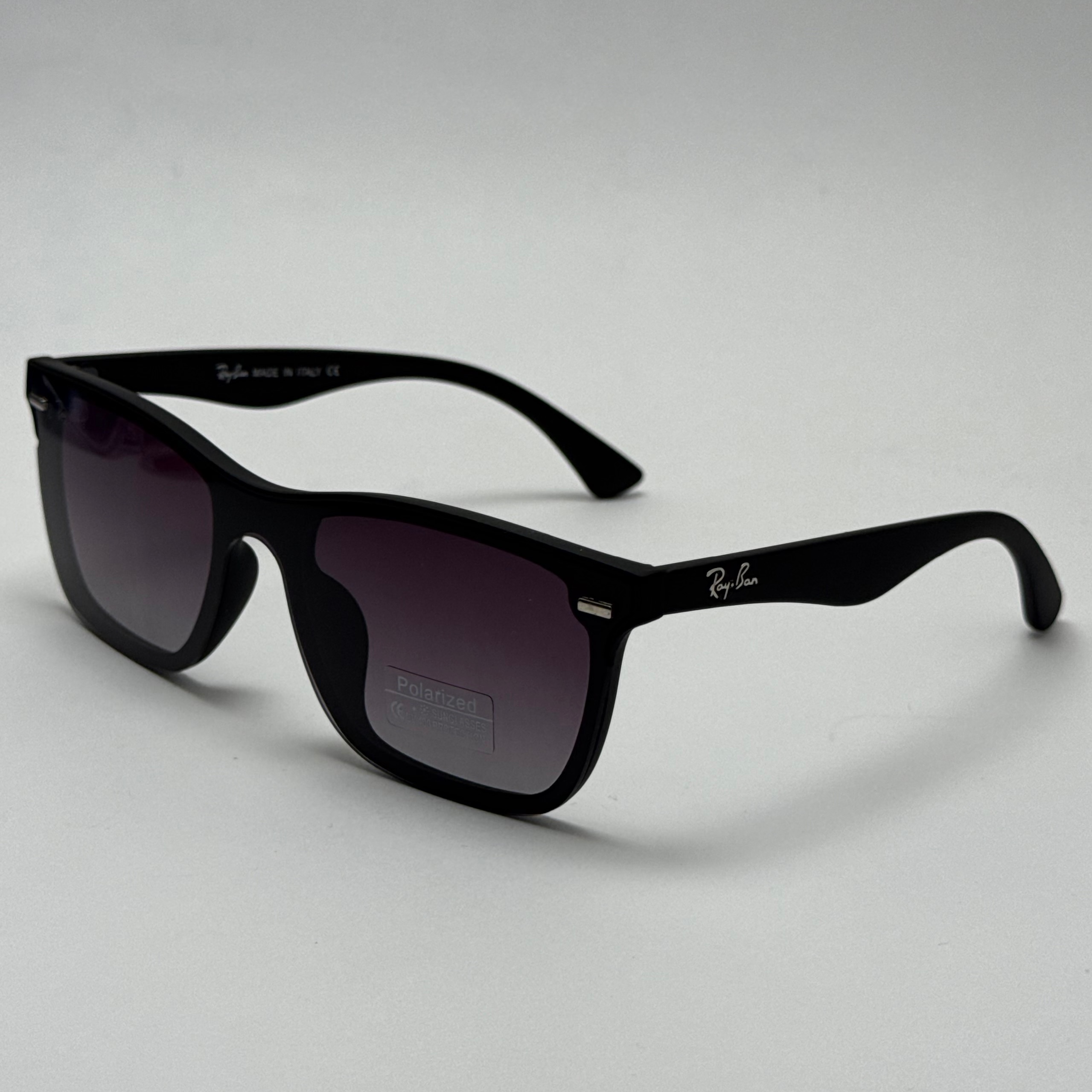 عینک آفتابی پلاریزه ریبن rayban تمام مشکی کد p2222 (ارسال رایگان)