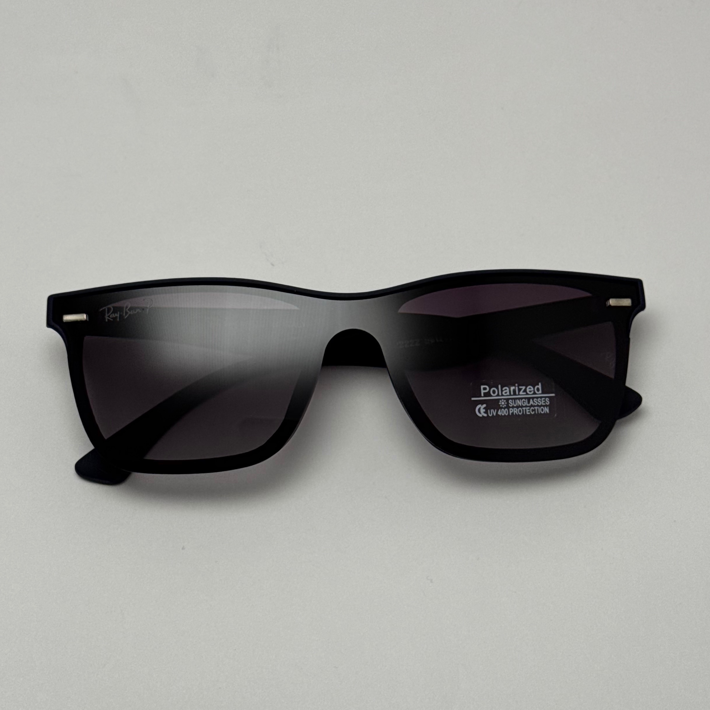 عینک آفتابی پلاریزه ریبن rayban آبی نفتی کد p2222 (ارسال رایگان)