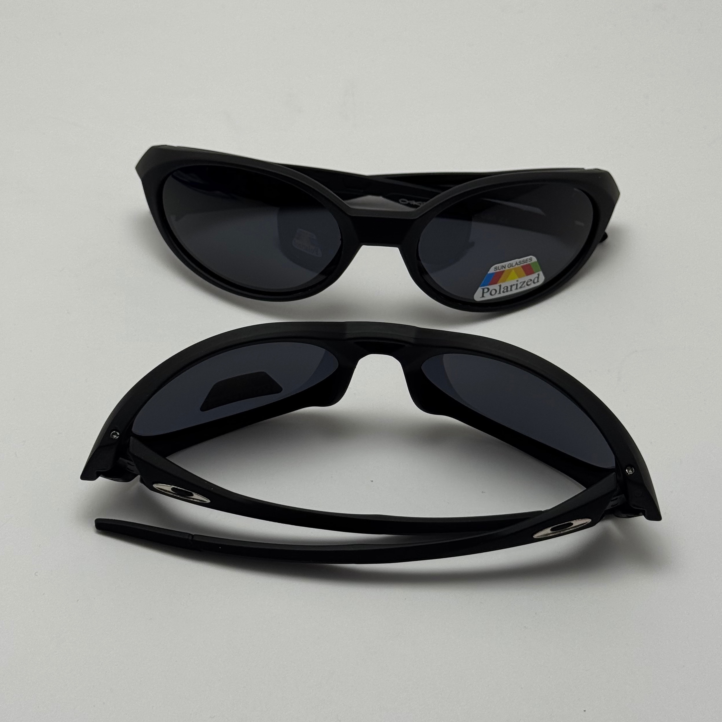 عینک آفتابی پلاریزه اوکلی مدل Oakley Eye Jacket Redux بیضی مشکی (ارسال رایگان)