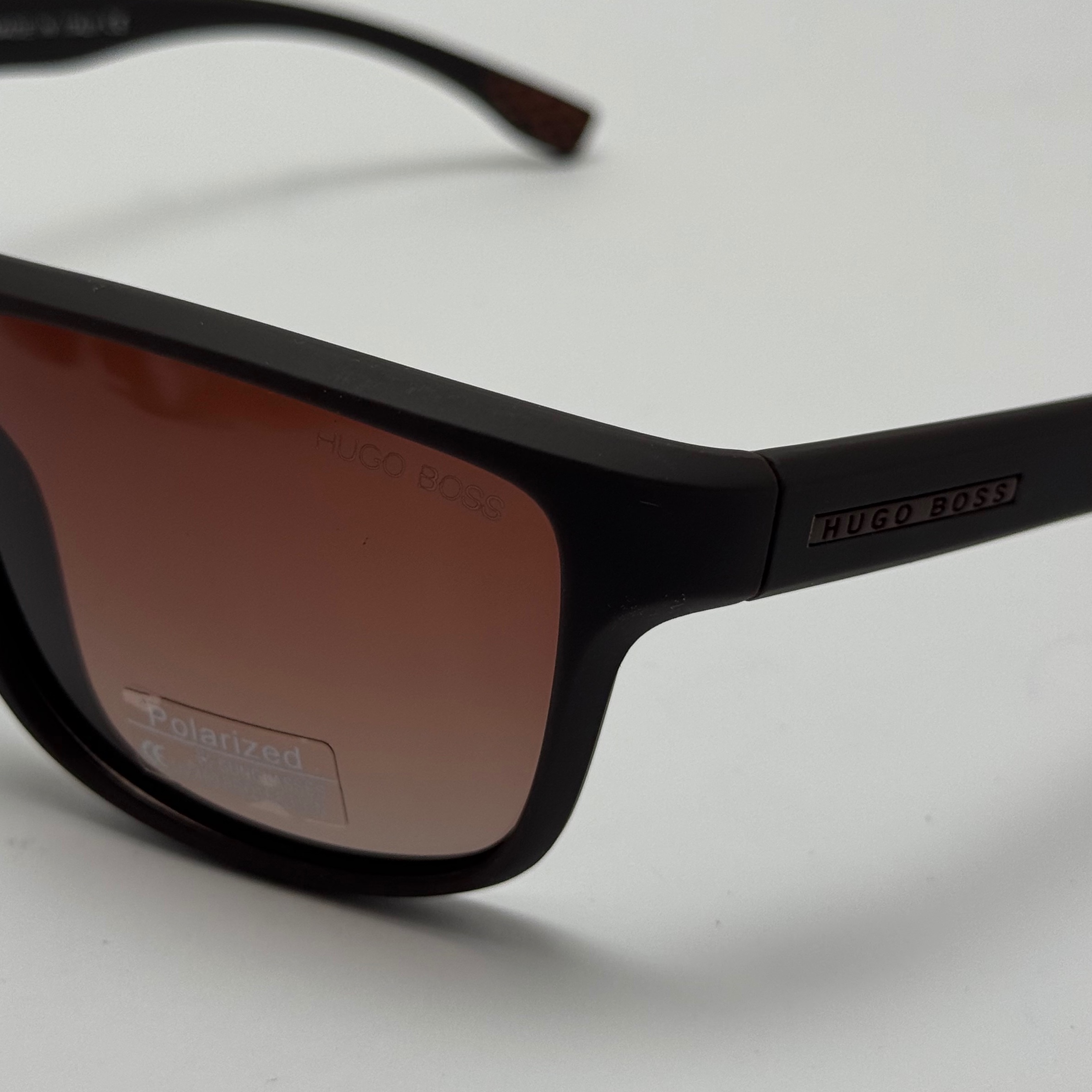 عینک آفتابی پلاریزه هوگو باس HUGO BOSS قهوه ای کد 2205 - عینک رانندگی (ارسال رایگان)