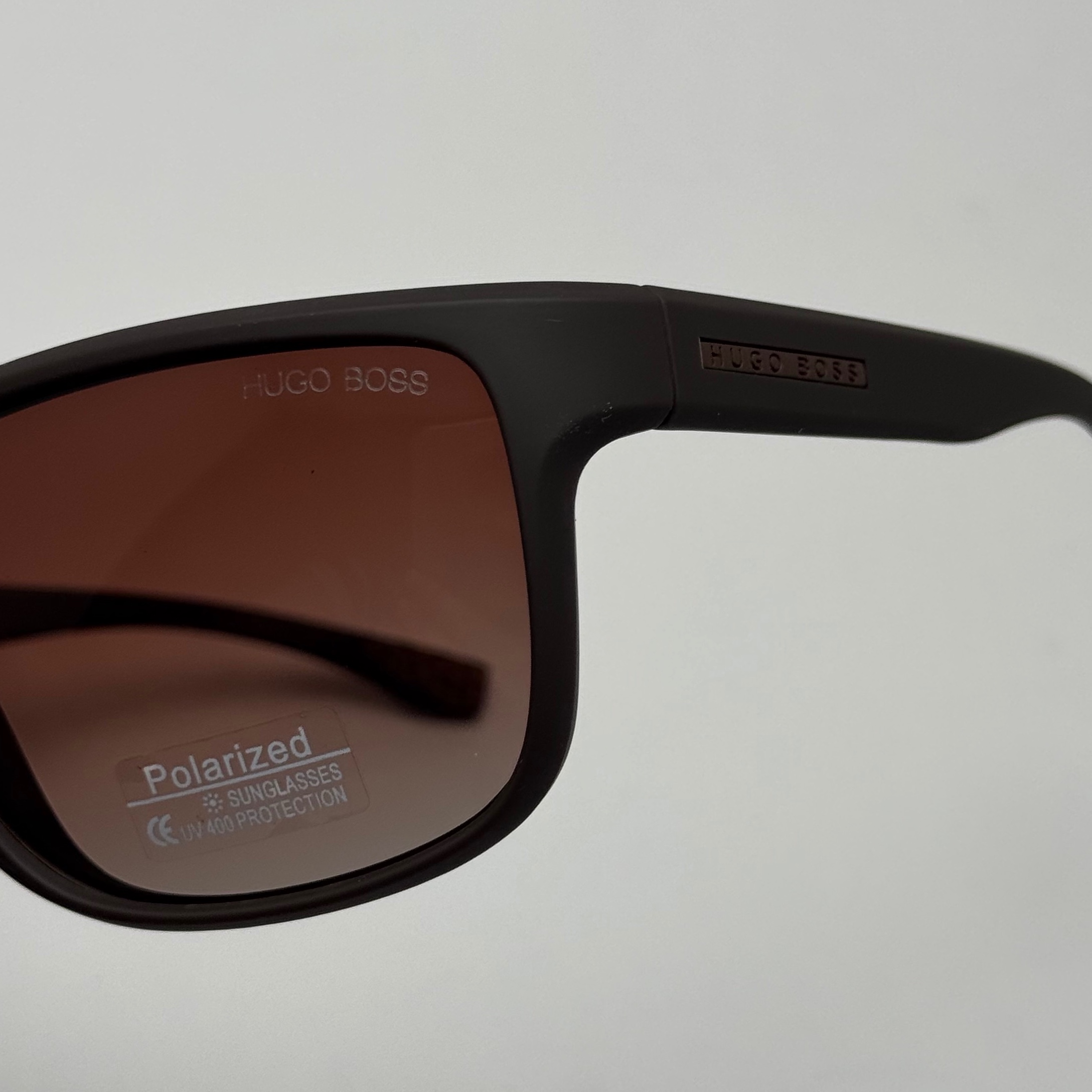 عینک آفتابی پلاریزه هوگو باس HUGO BOSS قهوه ای کد 2205 - عینک رانندگی (ارسال رایگان)