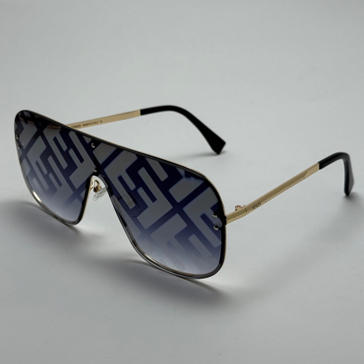 عینک آفتابی فریم لس فندی FENDI مشکی کد 1 (ارسال رایگان)