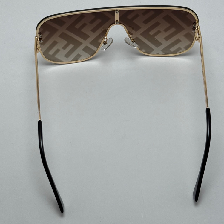 عینک آفتابی فریم لس فندی FENDI قهوه ای کد 1 (ارسال رایگان)