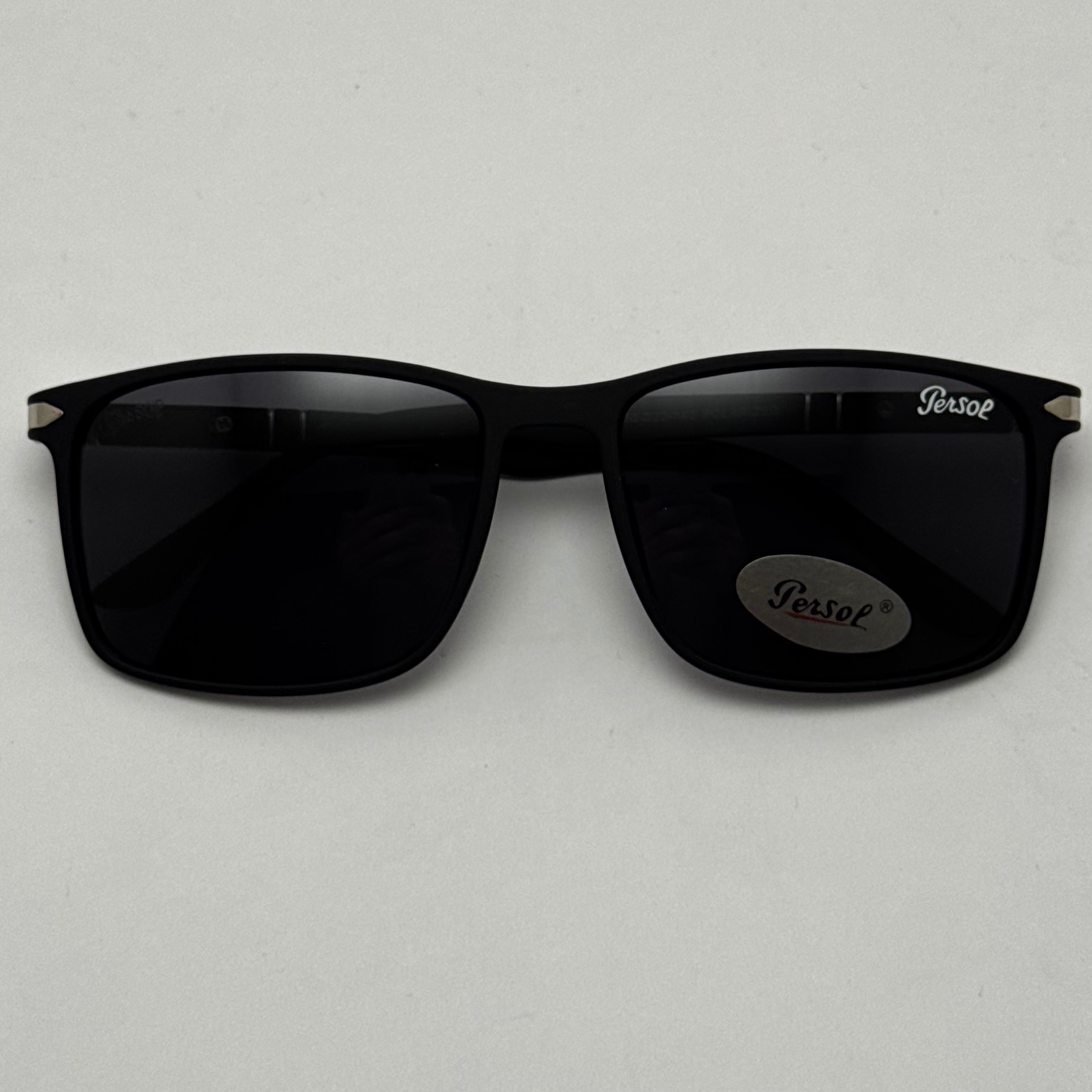 عینک آفتابی پلاریزه پرسول PERSOL مستطیلی لولا فنری کد P 8011 (ارسال رایگان)