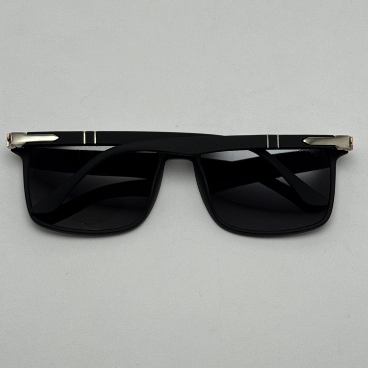 عینک آفتابی پلاریزه پرسول PERSOL مستطیلی لولا فنری کد P 8011 (ارسال رایگان)