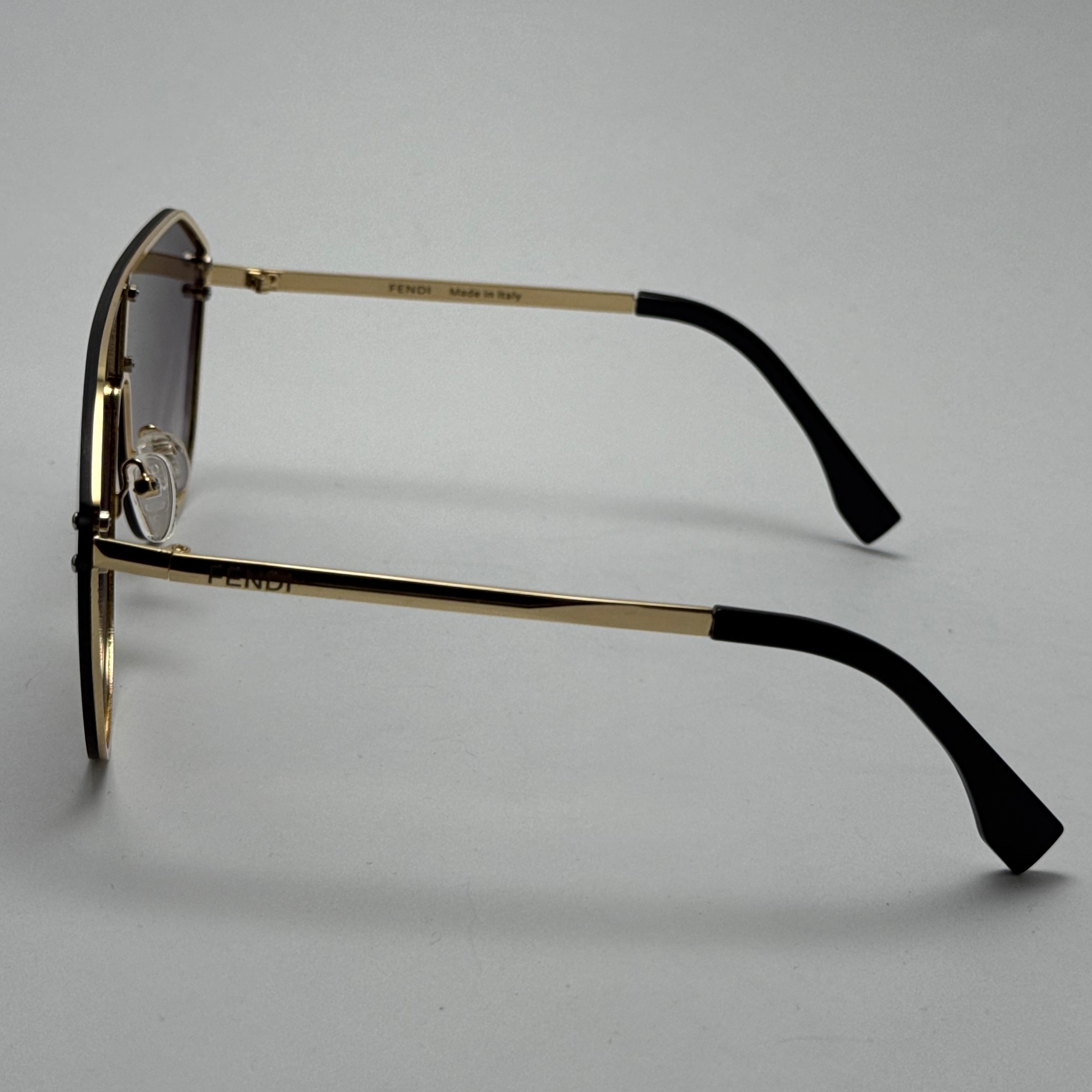 عینک آفتابی فریم لس فندی FENDI مشکی کد 2 (ارسال رایگان)